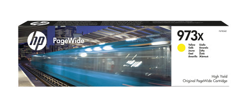 HP 973X High Yield Yellow Original PageWide Cartridge HP 973X High Yield Yellow Original PageWide Cartridge